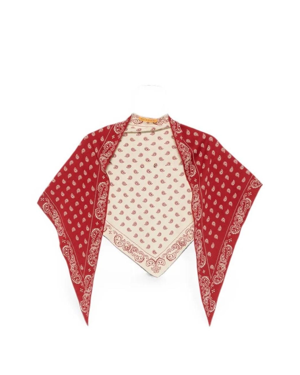 Guest In Residence Red The Wild Rag Cotton Silk Blend
