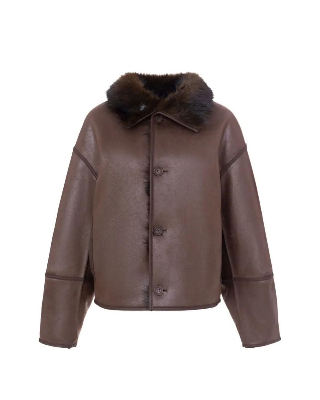 Urban Code Brown Faux Fur Jacket