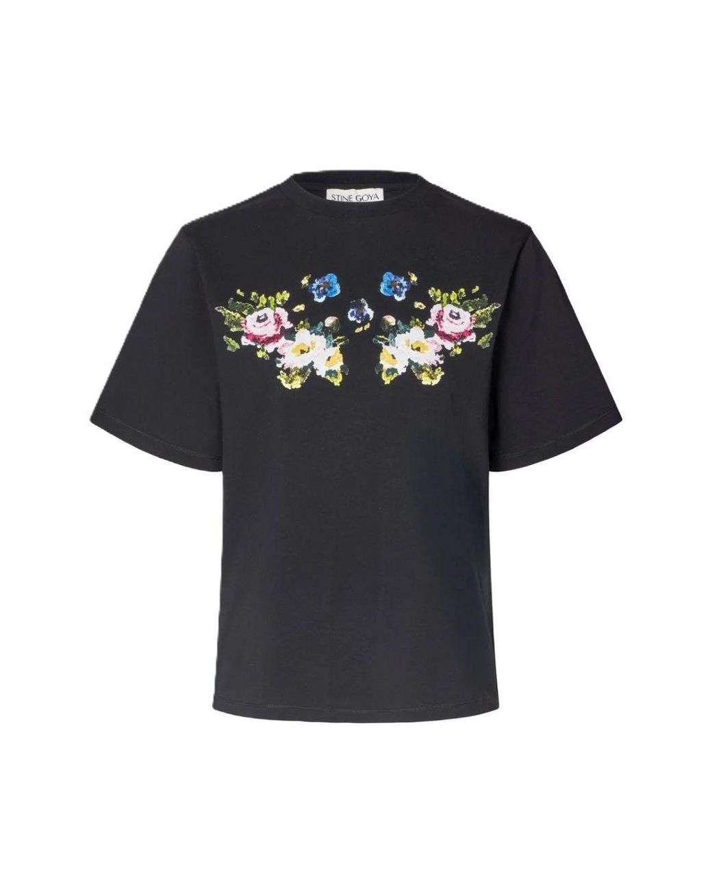 Stine Goya Black Short Sleeve T-shirt