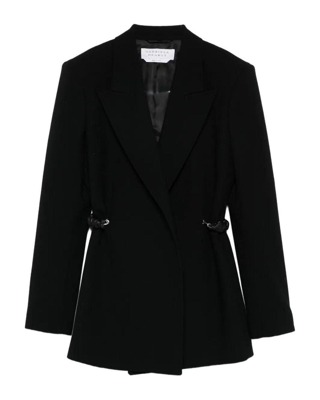 Gabriela Hearst Black Epona Chain Blazer