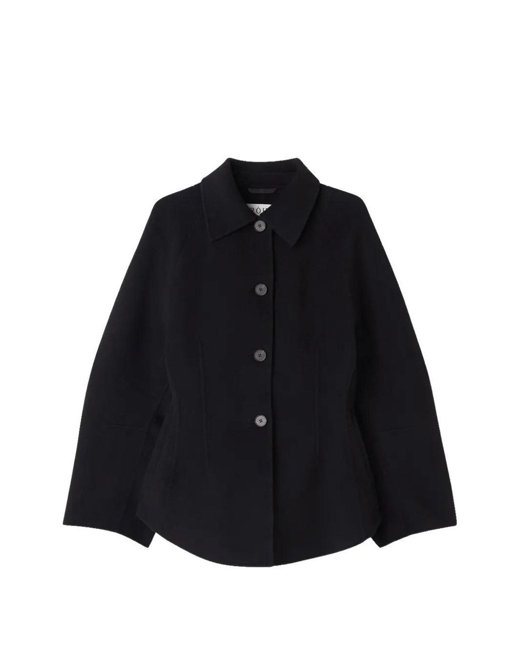 Rohe Blue Double-faced Sculptural Jacket