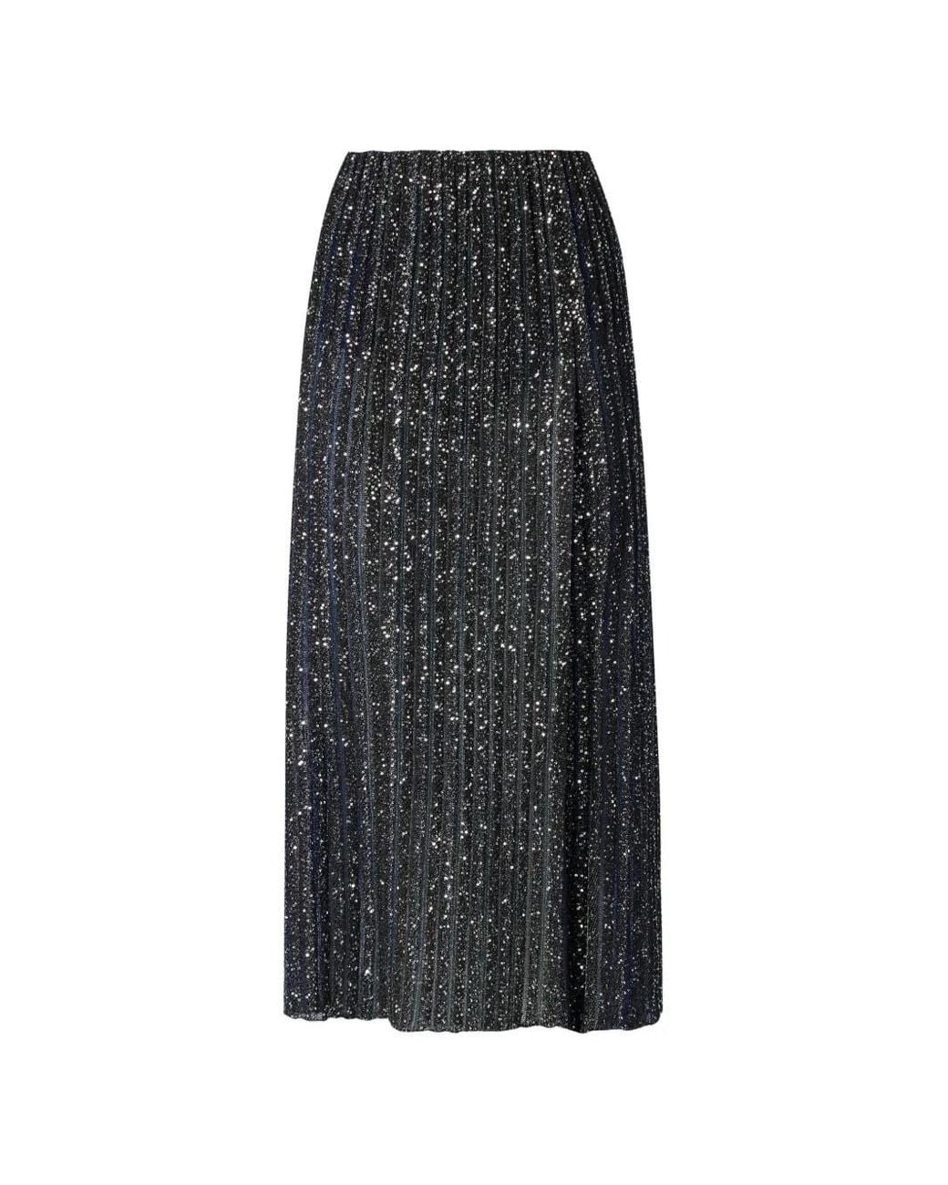 Missoni Black Embroidered Sequin Skirt