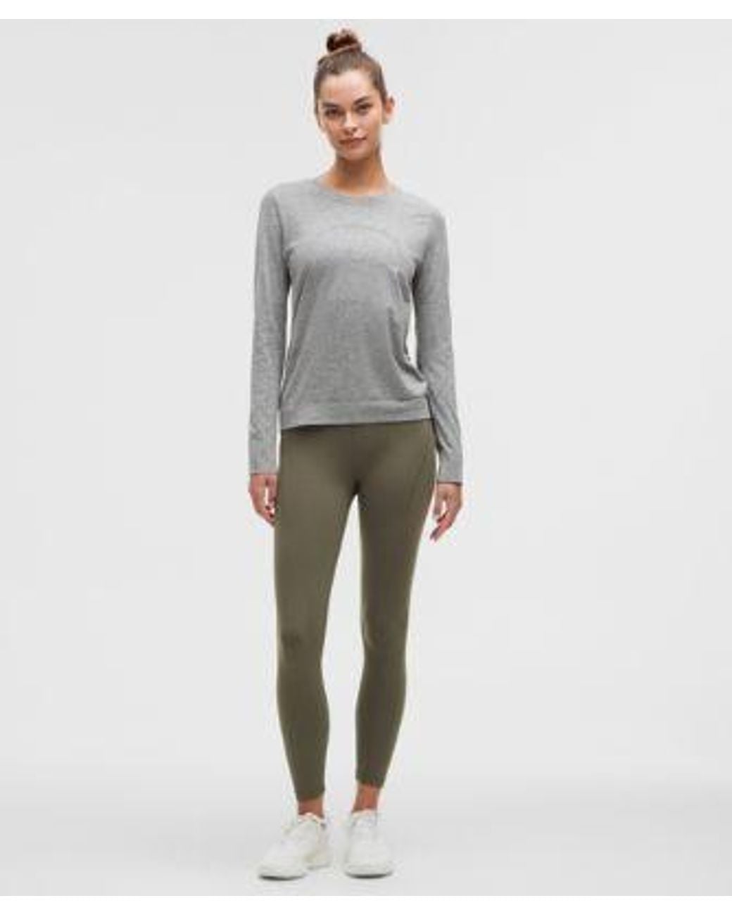 lululemon athletica Green – Wunder Train High-Rise Tight Leggings With Pockets – 25" – – Size 4