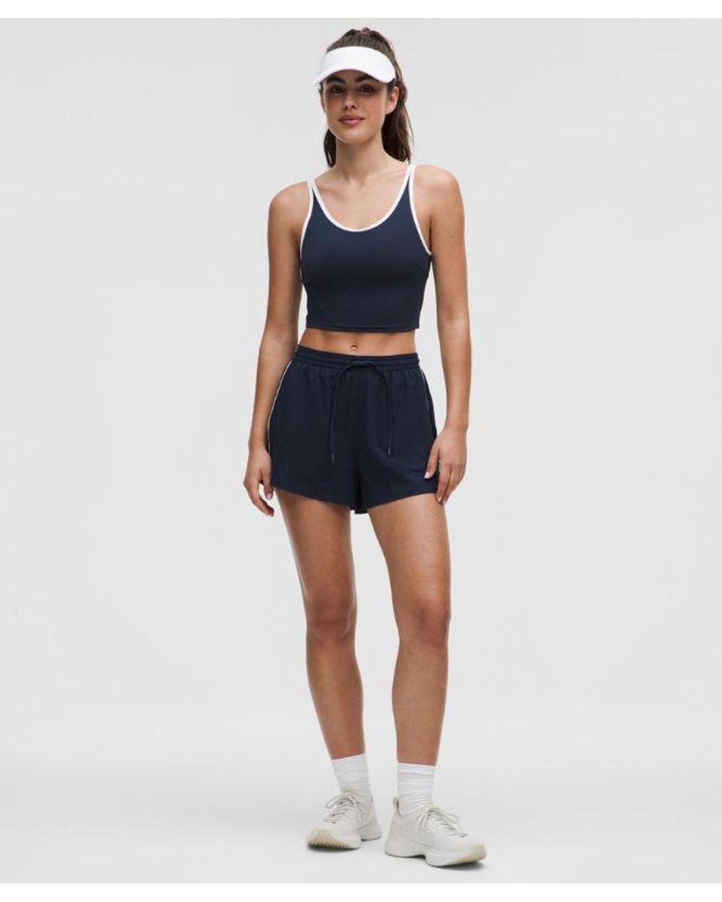 lululemon athletica Blue – Scoop-Neck Cutout Tennis Tank Top Medium Support, B/C Cup – – Size Large