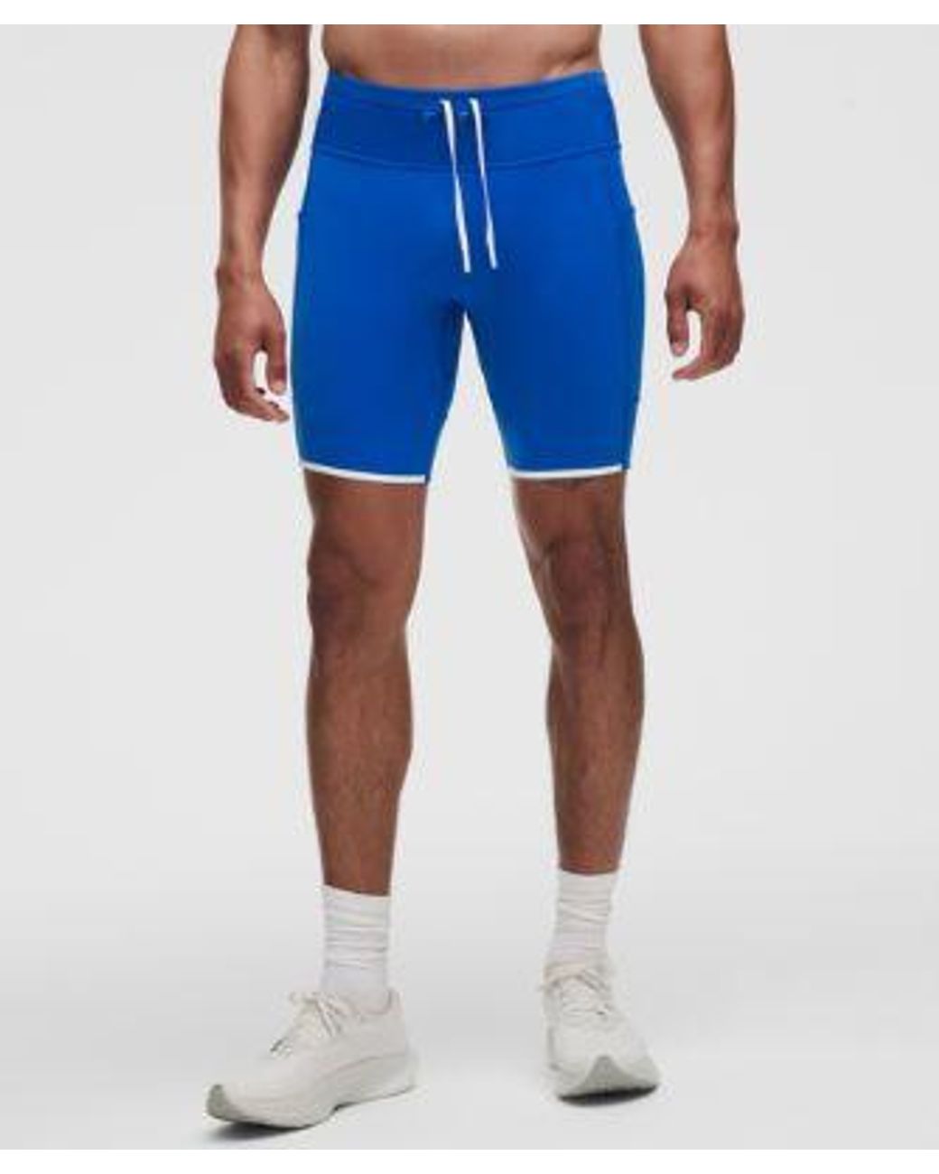 lululemon athletica Blue – Nulux Running Half Tight Shorts – 8" – – Size Large for men