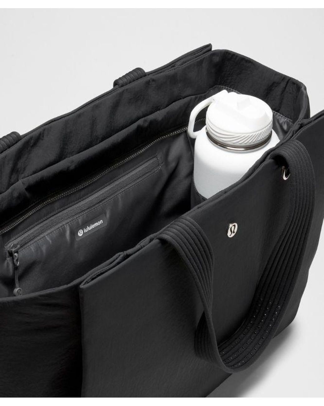 lululemon athletica Black Triple Compartment Tote Bag 18L