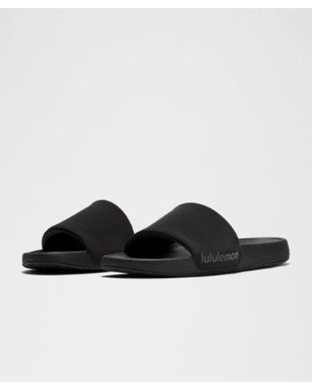 lululemon athletica Restfeel Slides - Color Black/grey - Size 10
