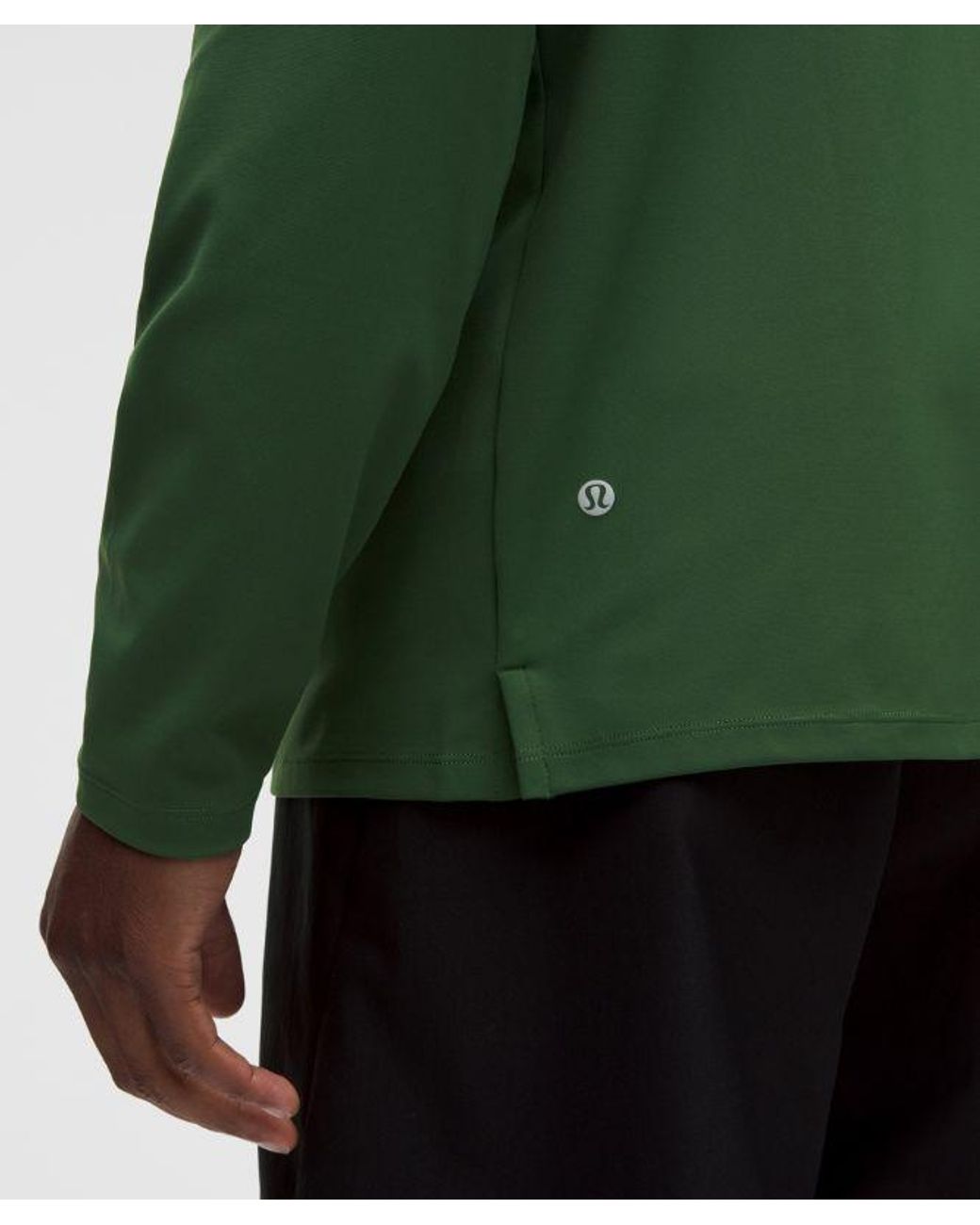 lululemon athletica Green – Showzero Classic-Fit Long-Sleeve Polo Shirt Mesh Panel – – Size Large for men