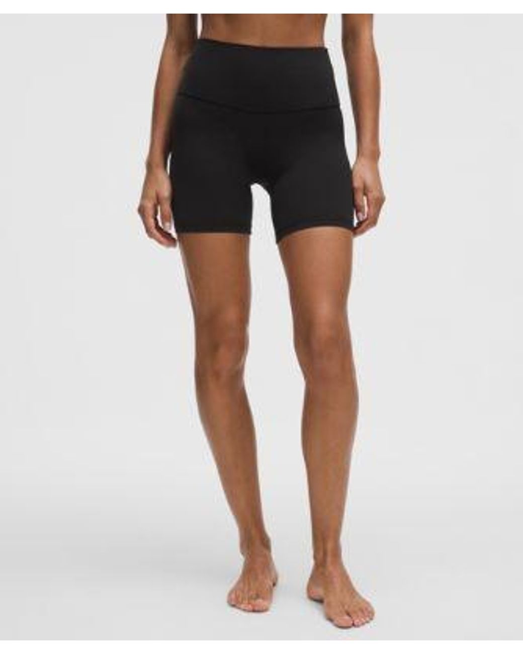 lululemon athletica Black Align No Line High-Rise Short 6"