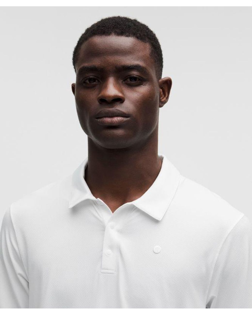 lululemon athletica Logo Sport Polo Short-sleeve - Color White - Size L for men