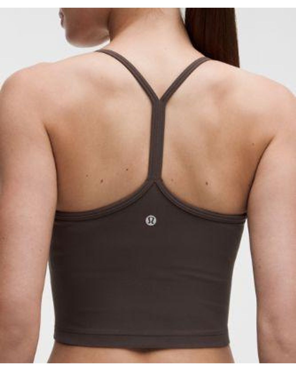 lululemon athletica Multicolor Flow Y Cropped Tank Top
