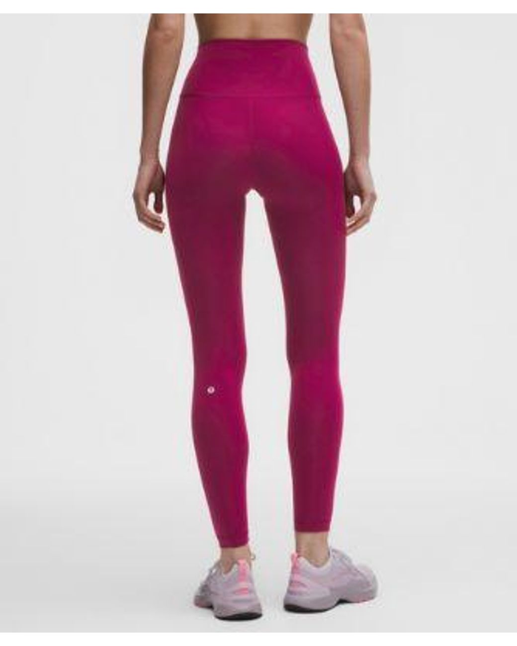 lululemon athletica Red Wunder Train No Line High-Rise Tight 28"