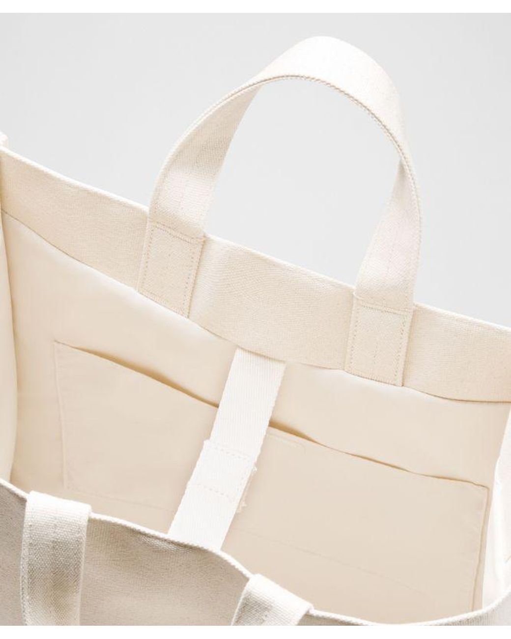 lululemon athletica White – Canvas Market Tote Bag 19L –