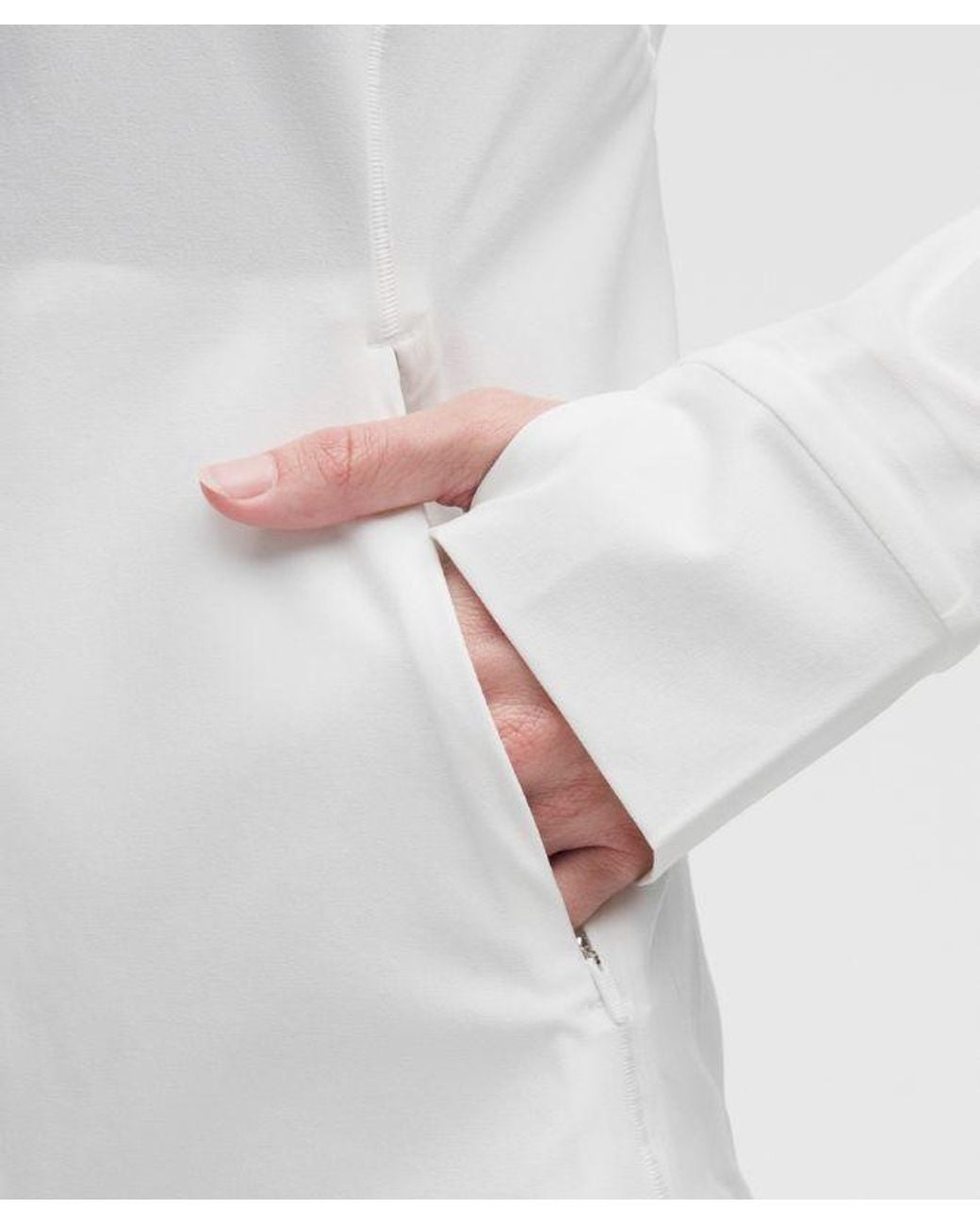 lululemon athletica White Mist Over Windbreaker