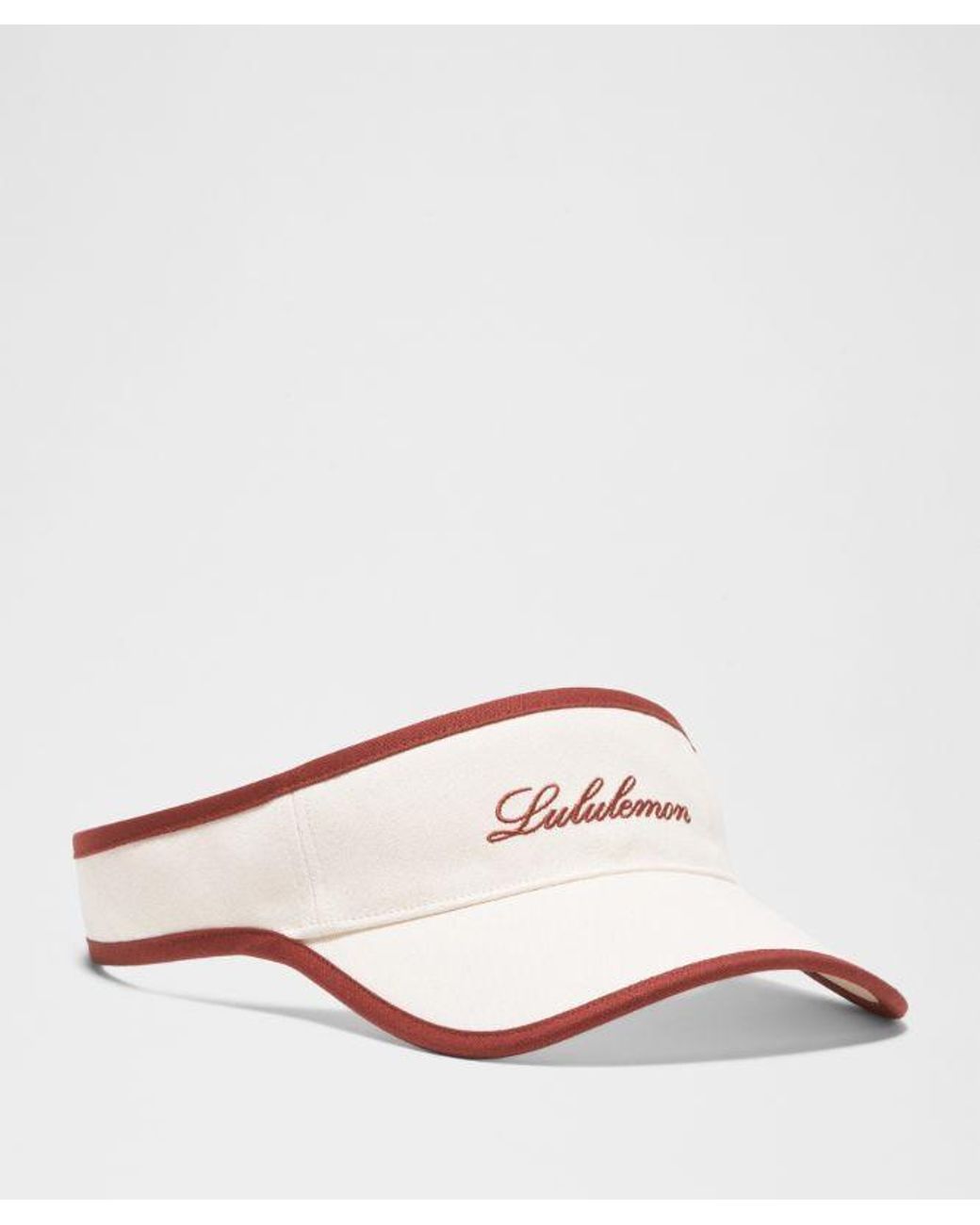 lululemon athletica Pink – Removable Sweatband Cotton Canvas Visor Hat – – Size Large/Xl