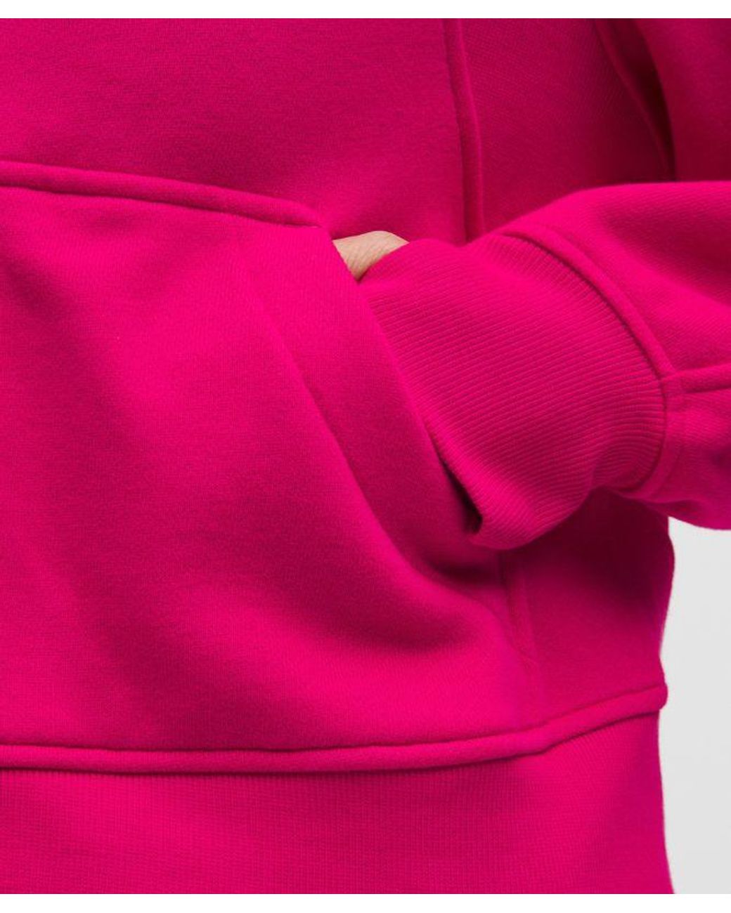 lululemon athletica Pink – Scuba Oversized Full-Zip Hoodie – – Size Medium/Large