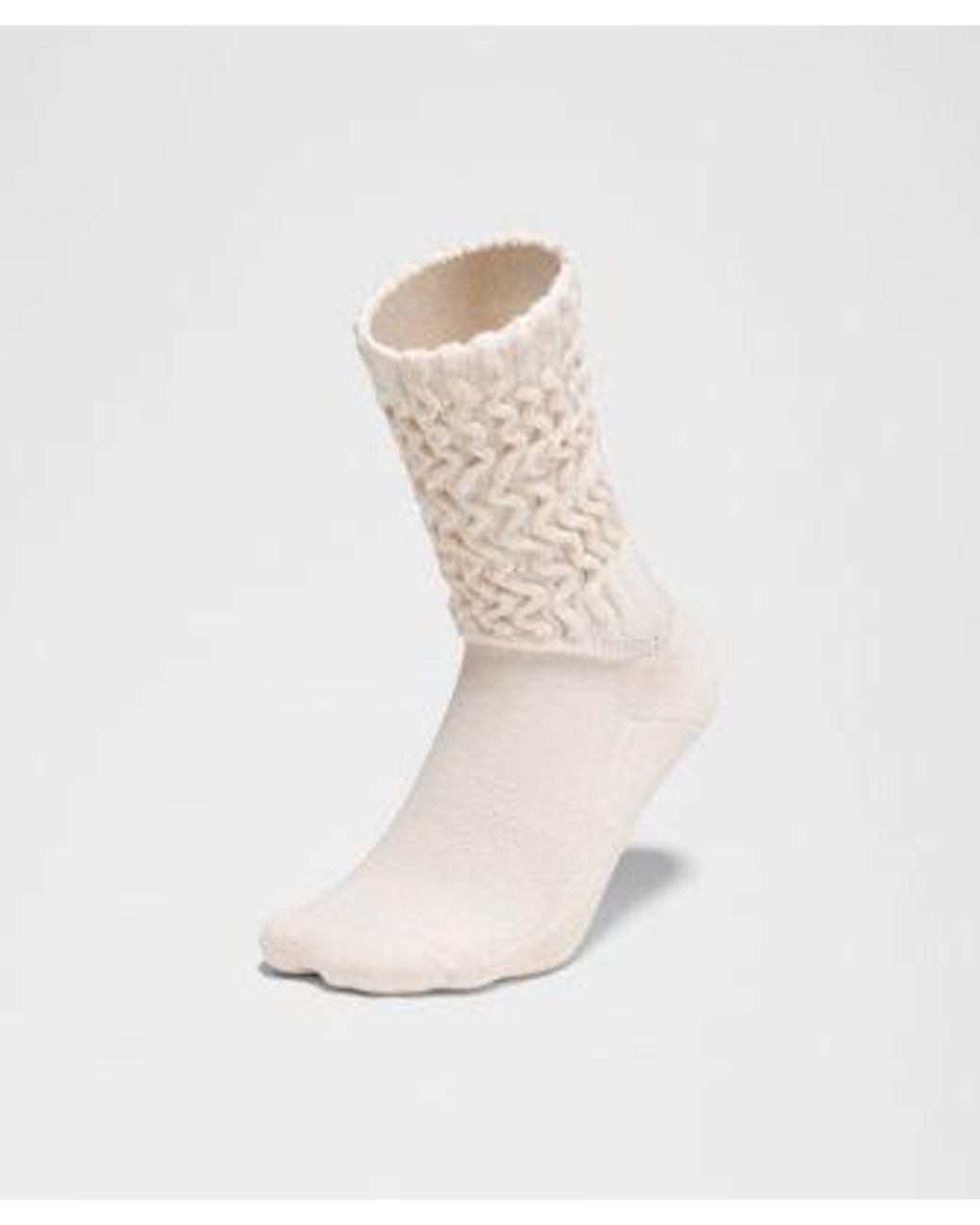 lululemon athletica White Slouch Socks