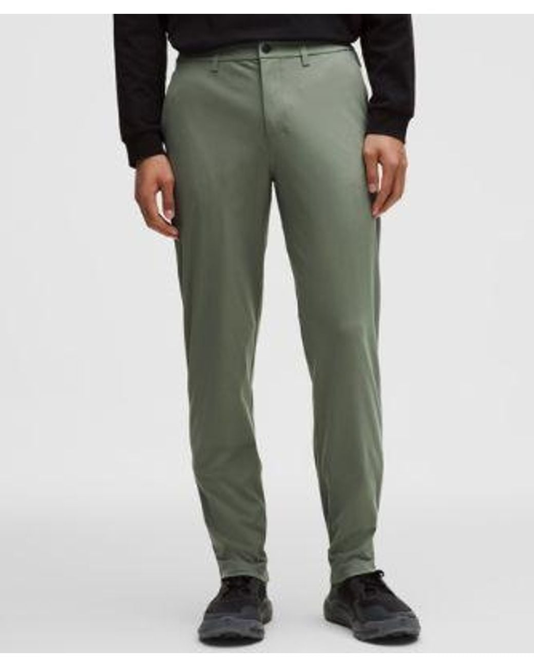 lululemon athletica Black Abc Classic-Fit Trouser 34L for men
