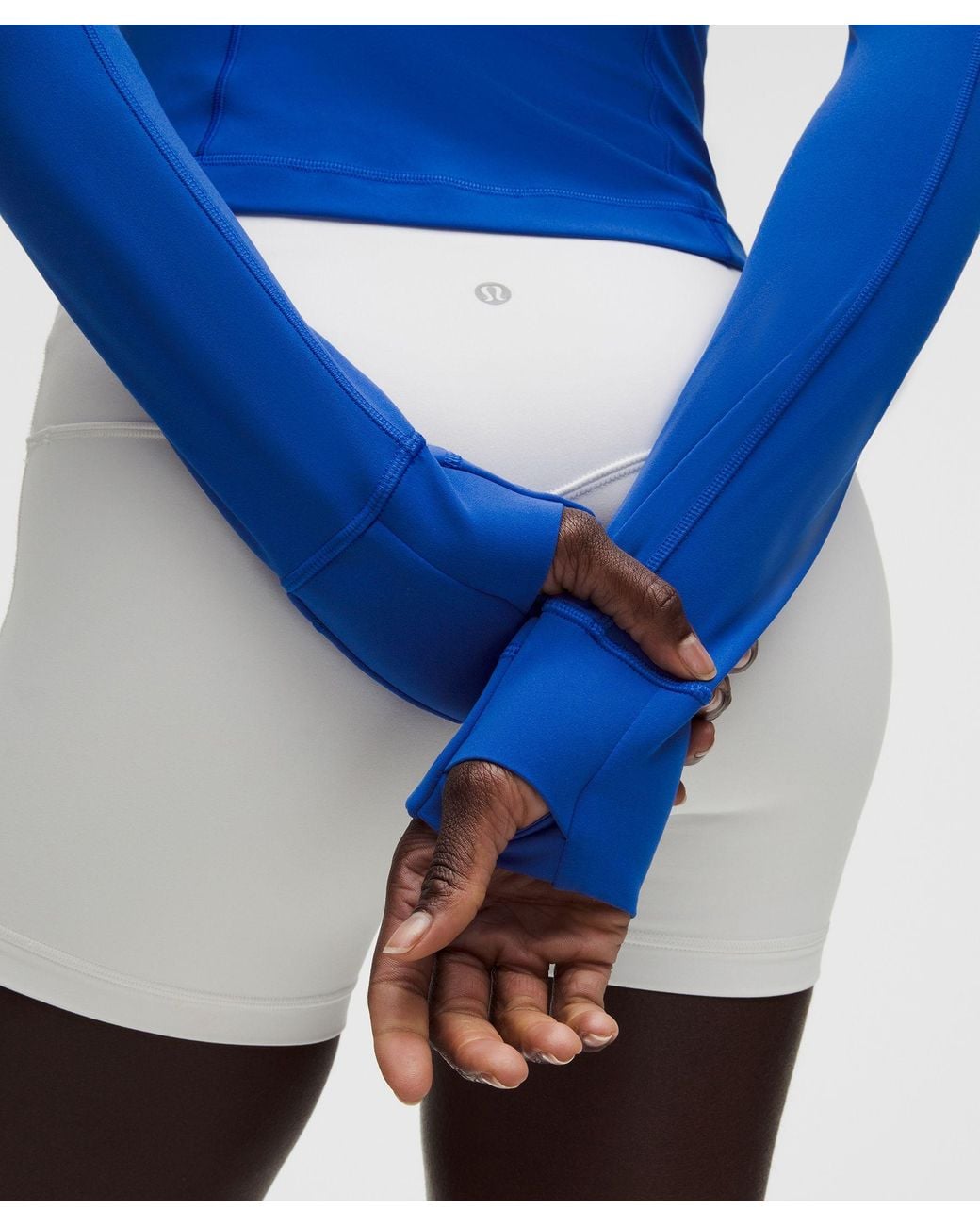 lululemon athletica Blue Define Cropped Jacket