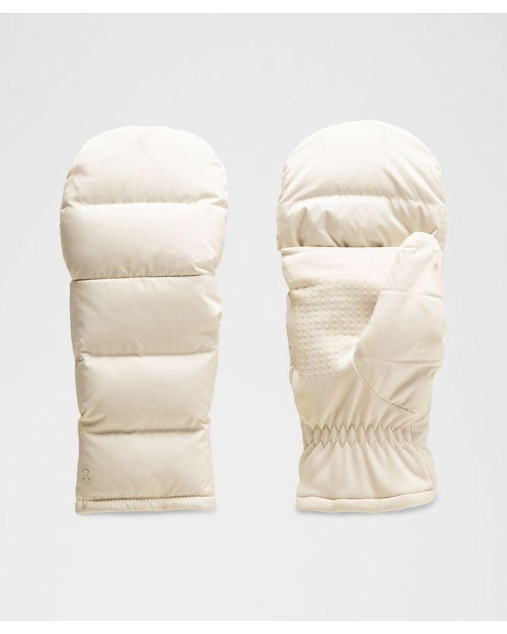 lululemon athletica Natural – Wunder Puff Mittens – – Size Large