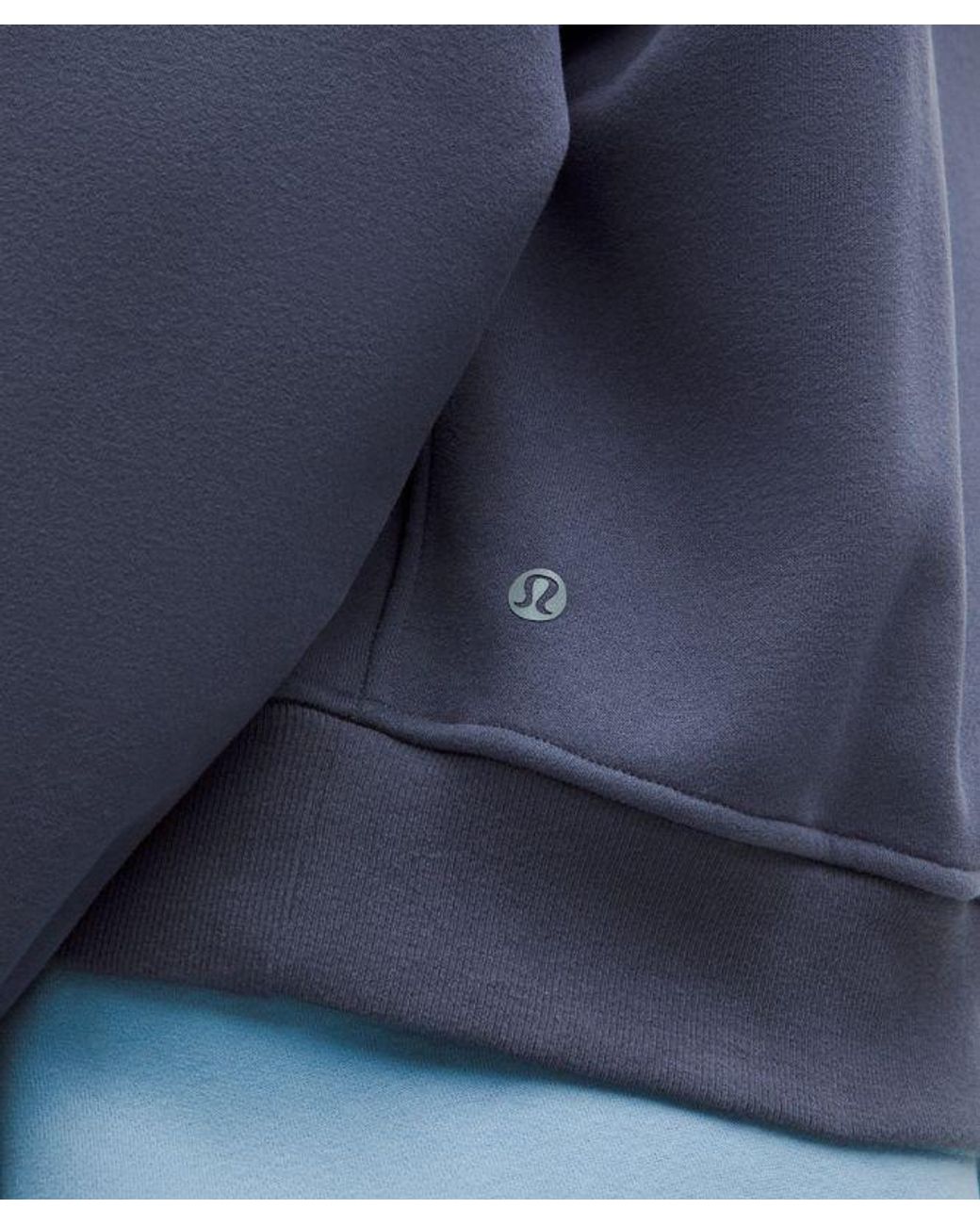 lululemon athletica Blue Steady State Superloft Full Zip Hoodie