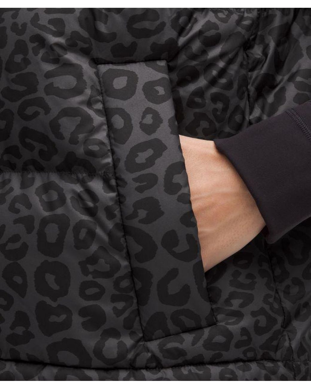 lululemon athletica Black Wunder Puff 600-Down-Fill Cropped Vest