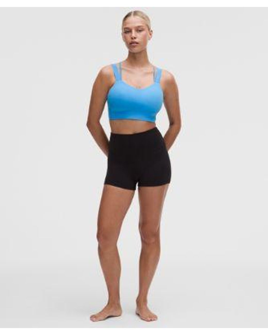 lululemon athletica Blue Like A Cloud Longline Bra