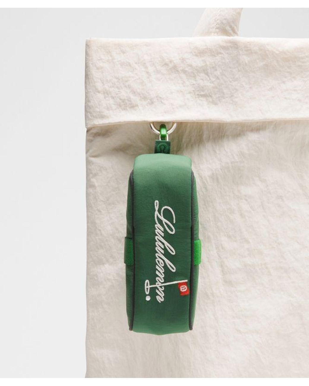 lululemon athletica Green – Clippable Nano Golf Pouch Bag Golf Flag –
