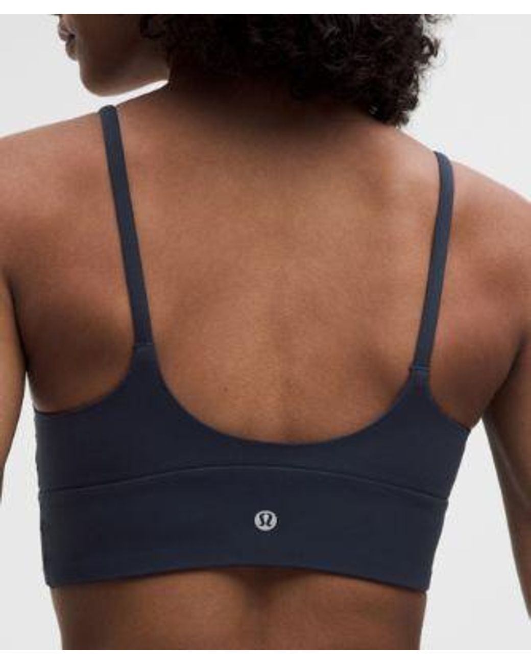 lululemon athletica Blue Focuser Scoop-Neck Bra Nulu