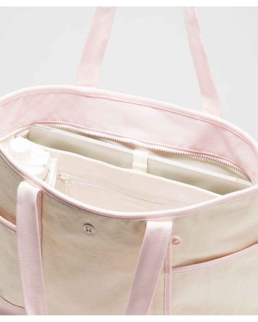 lululemon athletica Natural – Daily Multi-Pocket Zip-Top Tote Bag 18L –