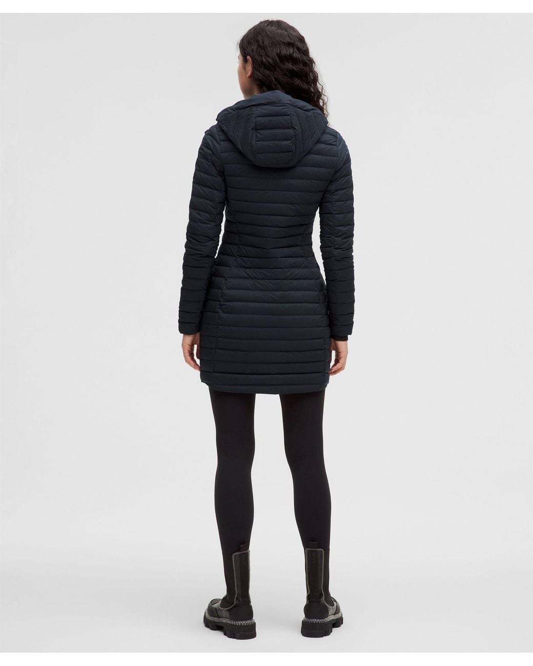 lululemon athletica Black Pack It Down Long Jacket