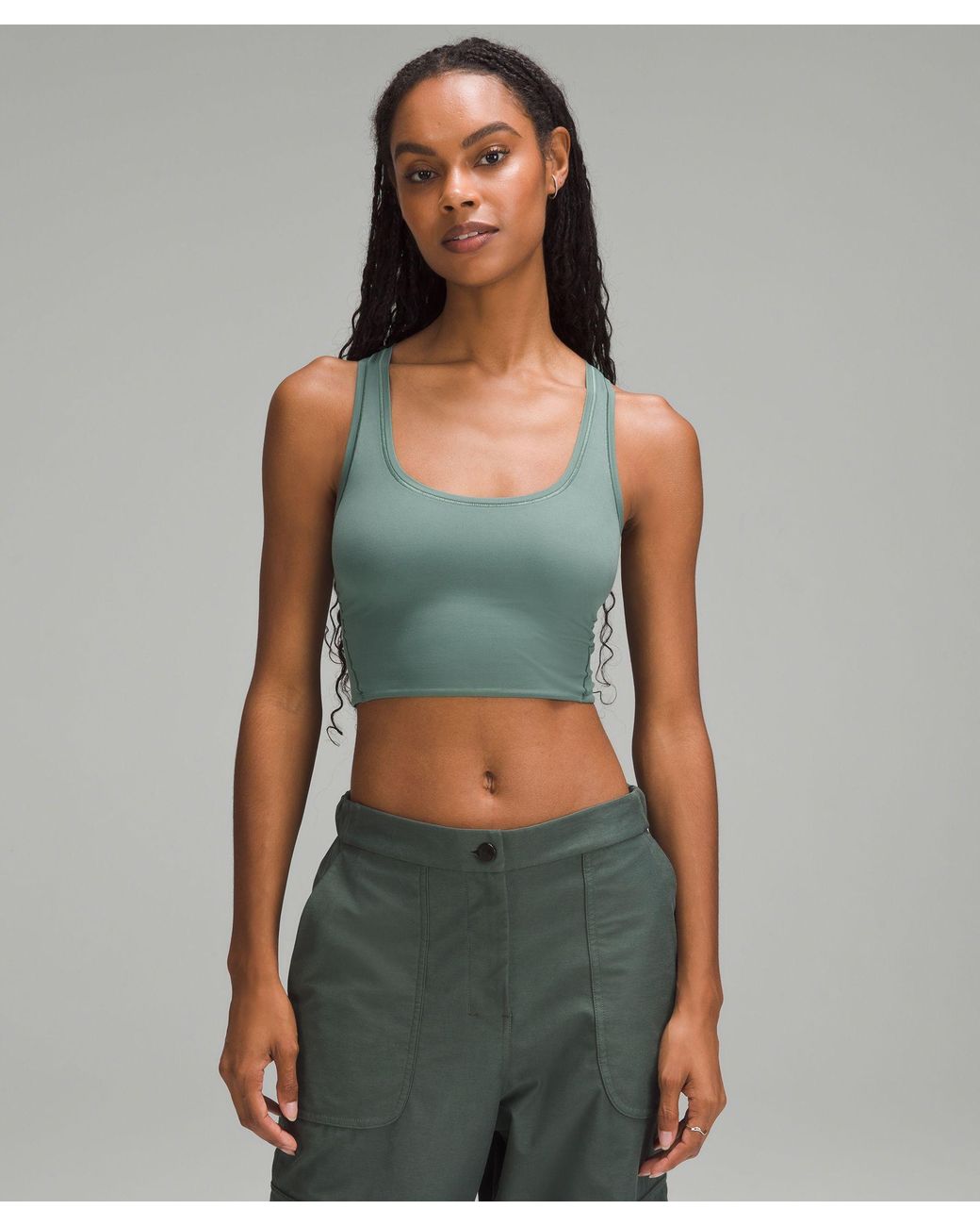 lululemon athletica Wundermost Ultra-soft Nulu Scoop-neck Cropped Tank ...