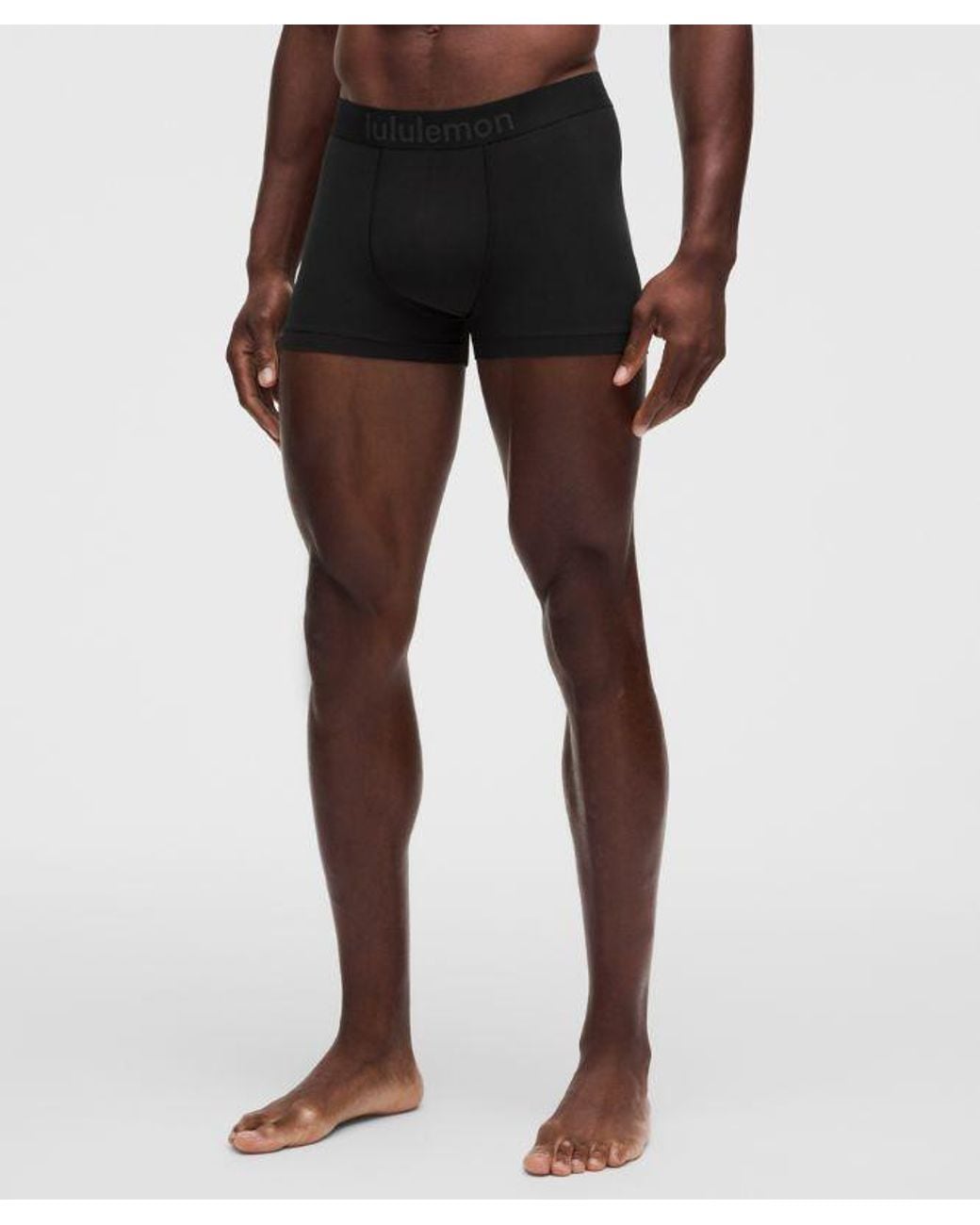 lululemon athletica Black Soft Stretch Active Boxer Brief 3" for men