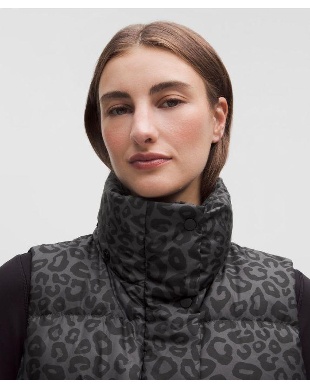 lululemon athletica Black Wunder Puff 600-Down-Fill Cropped Vest