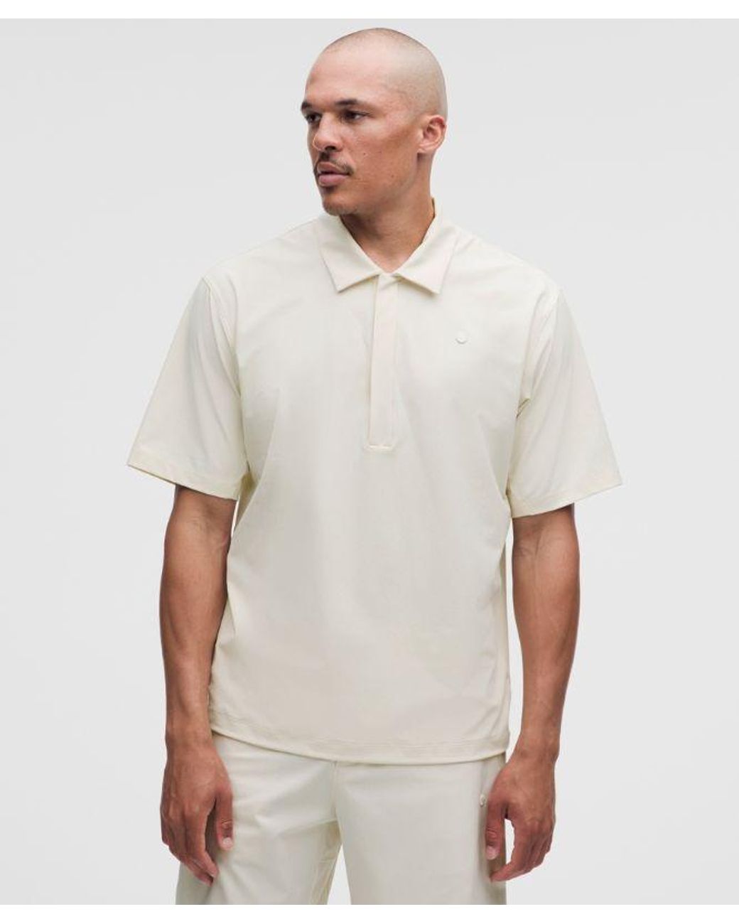 lululemon athletica White – Water-Repellent Golf Pullover – – Size Large for men