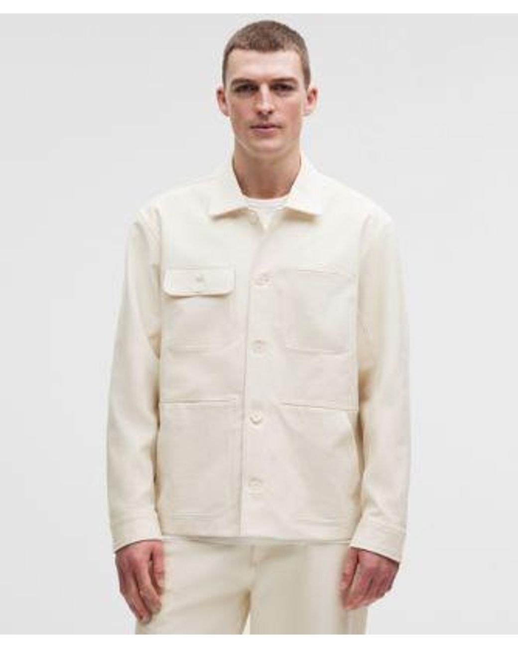 lululemon athletica Natural – Utilitech Twill Chore Coat – – Size Large for men