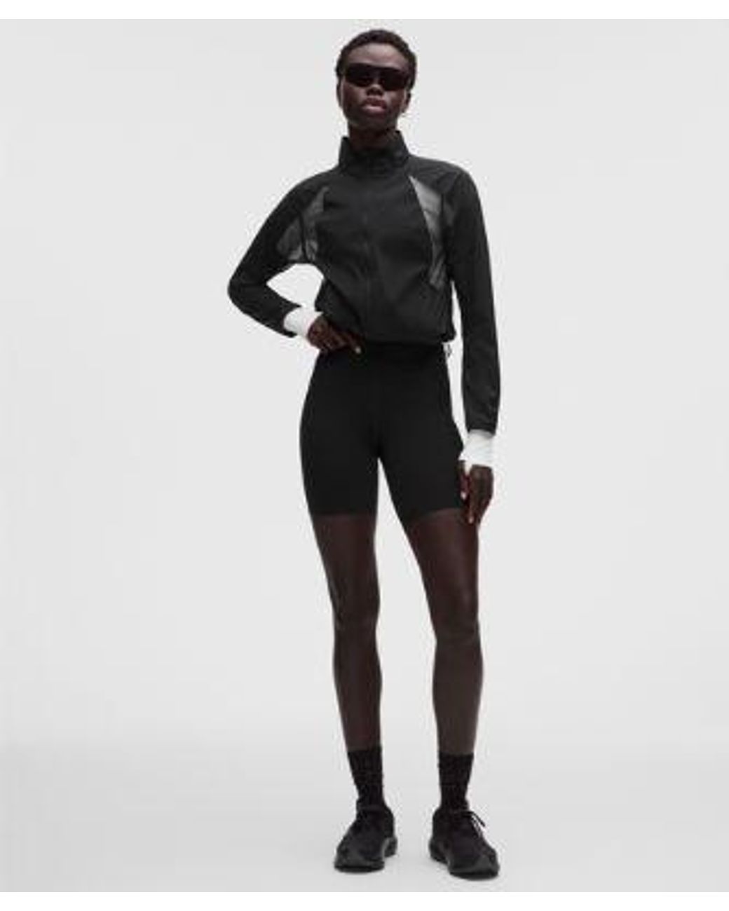 lululemon athletica Black Fast And Free High-Rise Short 8"