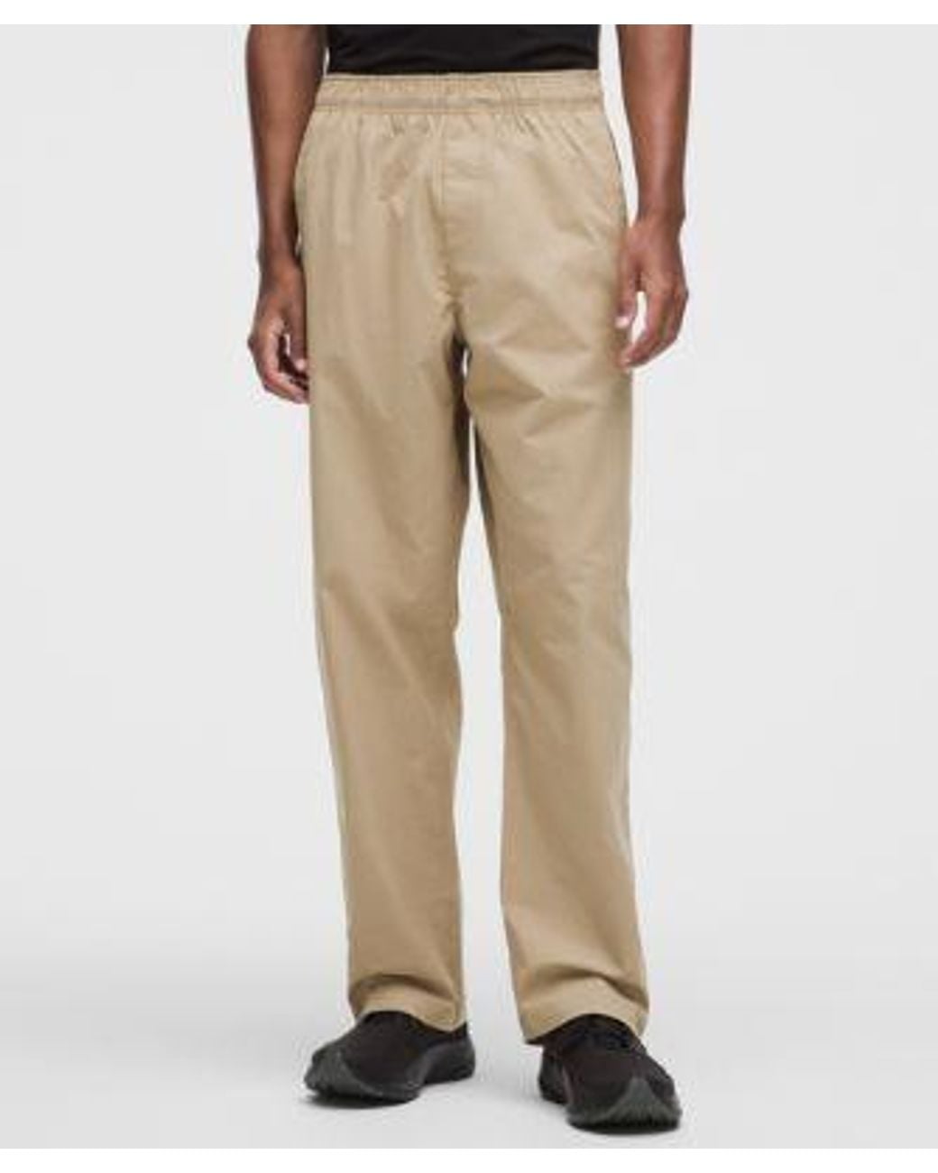 lululemon athletica Black – Smooth Track Pants Regular – Color Khaki – Size Large for men