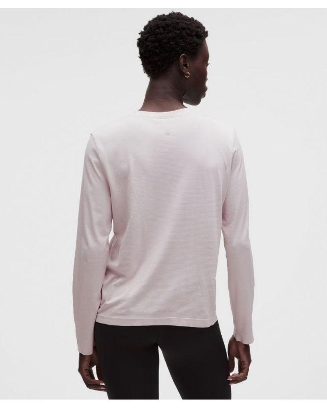 lululemon athletica Pink – Swiftly Relaxed Long-Sleeve Shirt Hip Length – /Pastel – Size 4