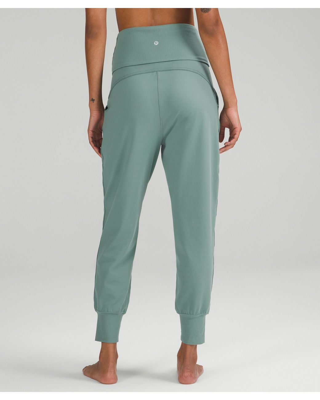 lululemon athletica Aligntm Super-high-rise Ribbed-waist Joggers in Green