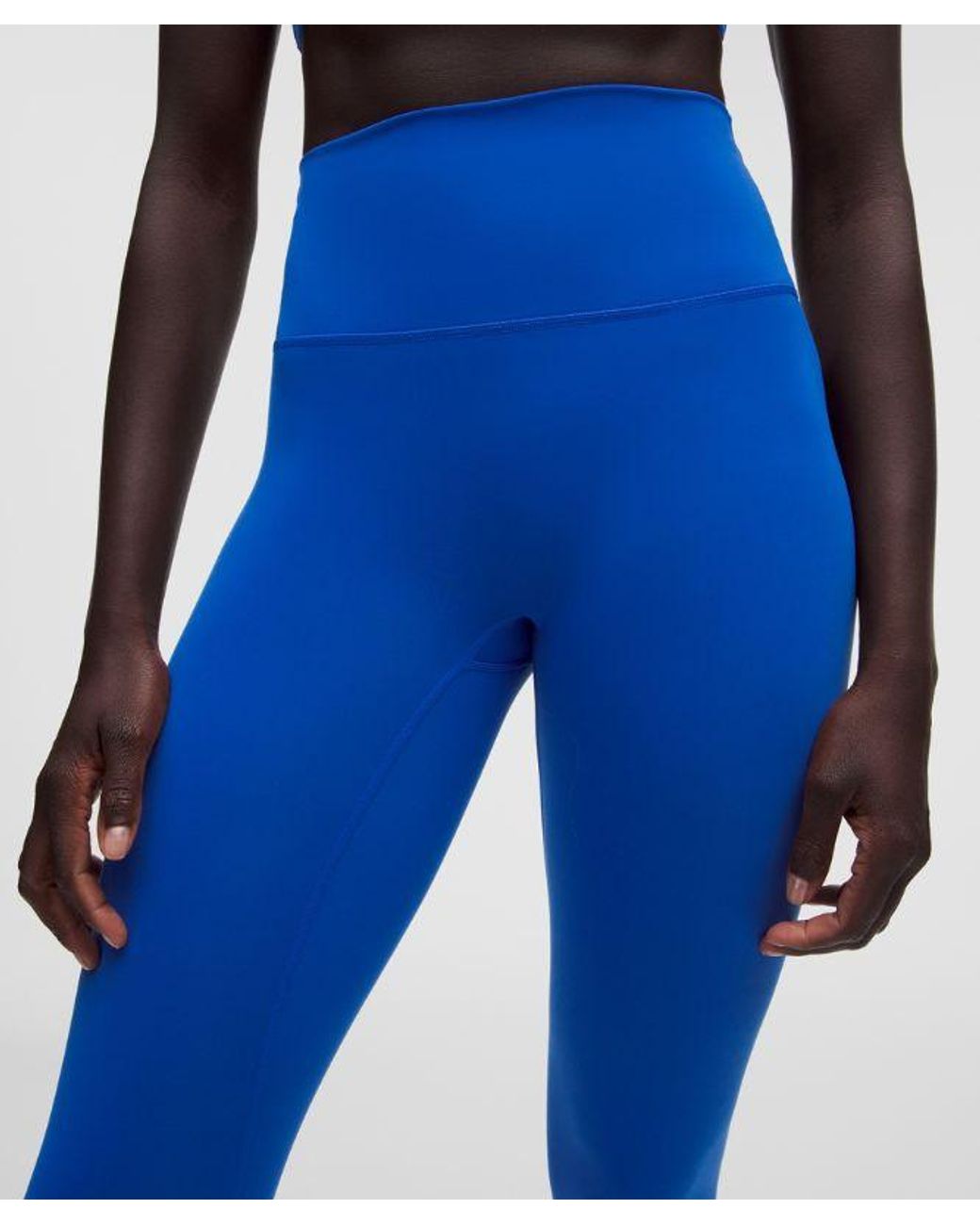 lululemon athletica Blue Wunder Train No Line High-Rise Tight 28"