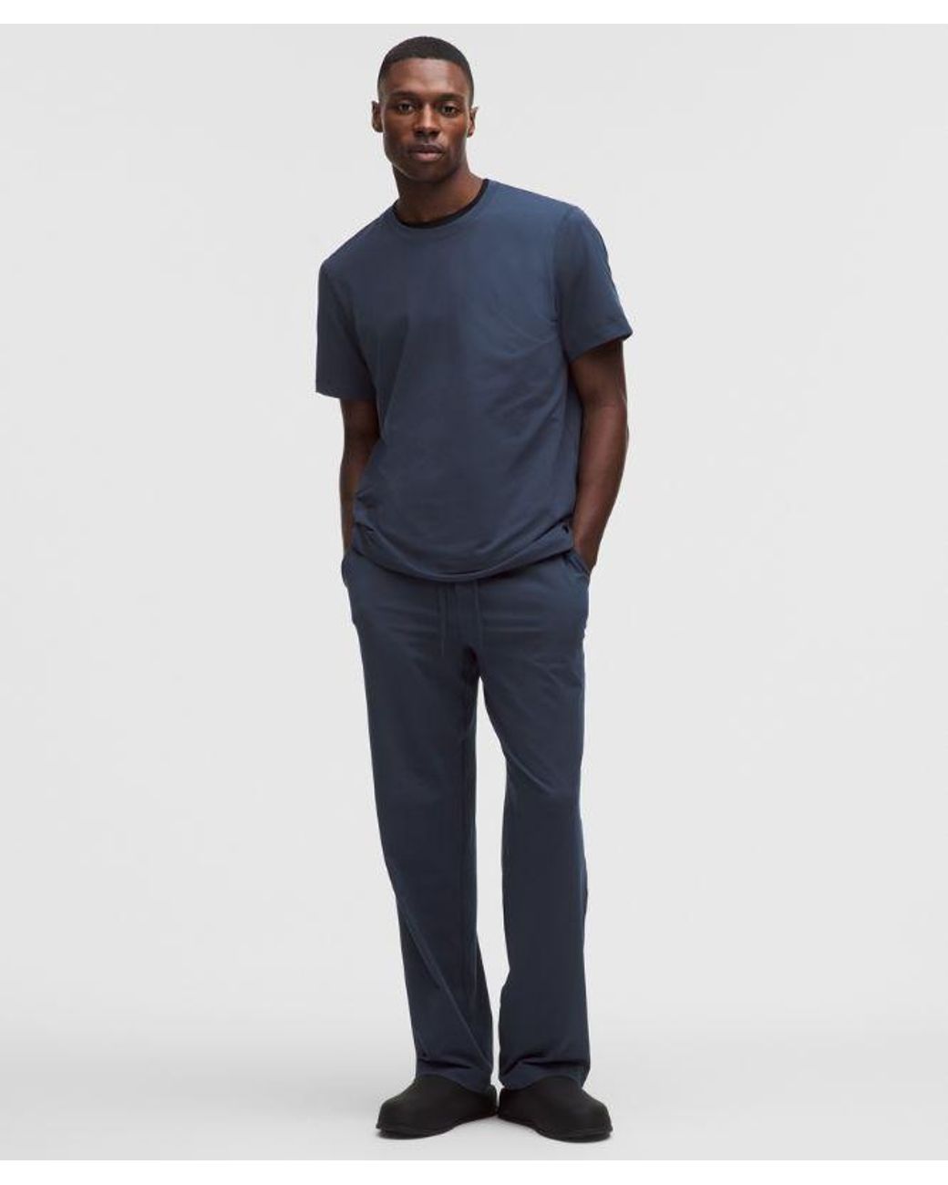 lululemon athletica Blue Soft Jersey Short-Sleeve Shirt for men
