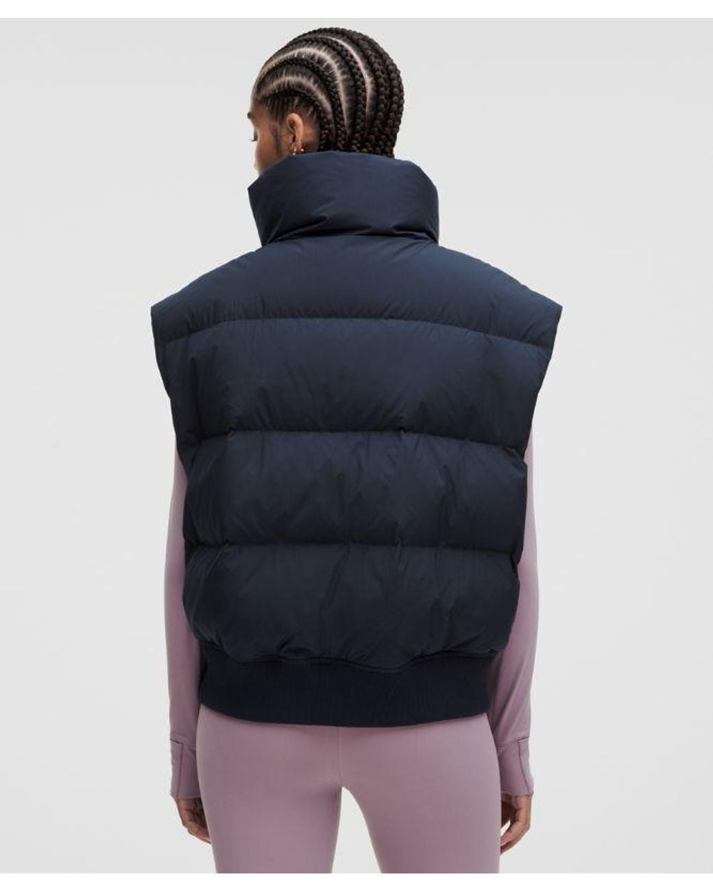 lululemon athletica Blue – Wunder Puff Bomber Vest – – Size Large