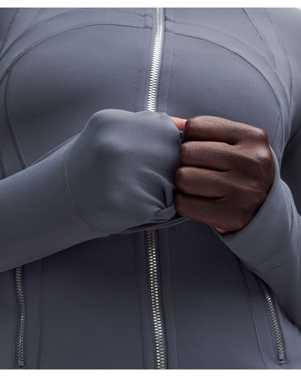 lululemon athletica Blue Define Cropped Jacket