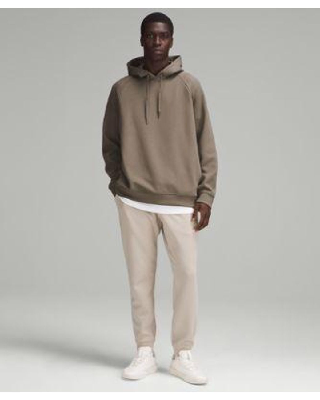 lululemon athletica Brown – Smooth Spacer Classic-Fit Pullover Hoodie – – Size Large for men
