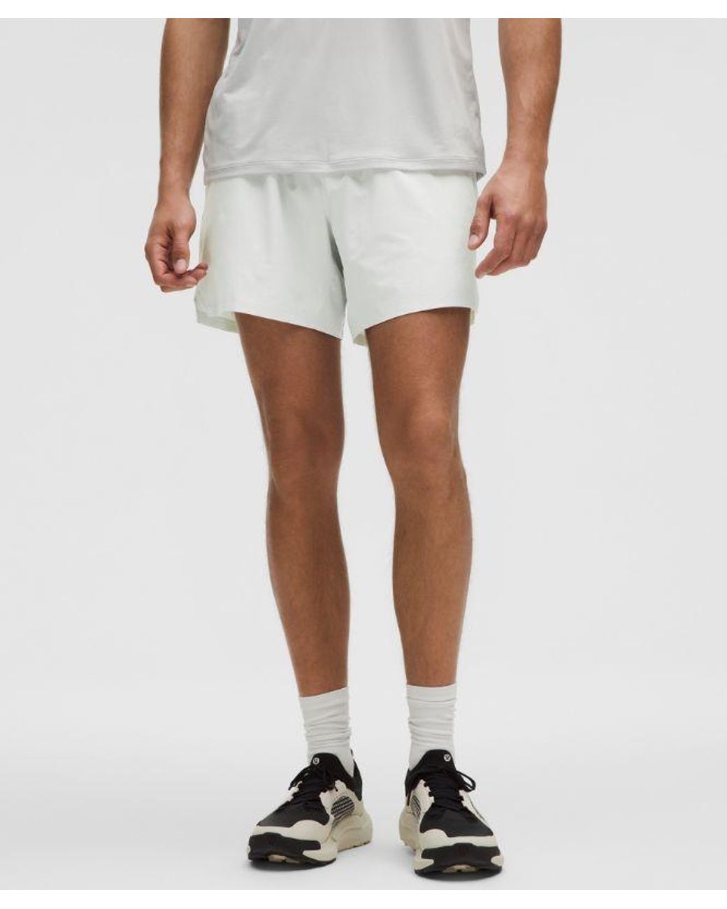 lululemon athletica White Mile Maker Ripstop Linerless Short 6" for men