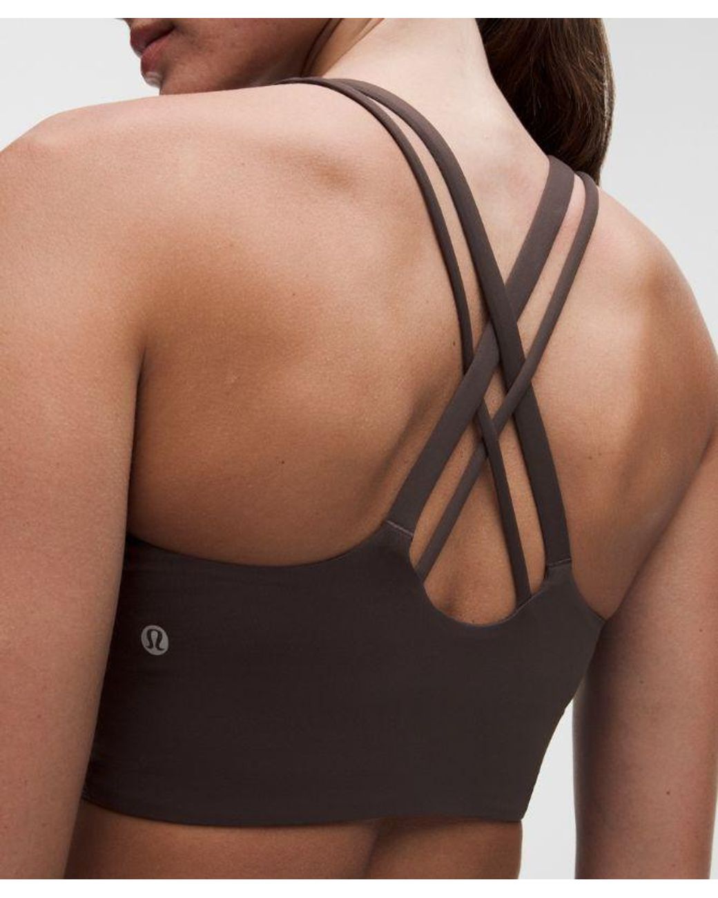 lululemon athletica Black – Energy Longline Sports Bra Medium Support, B-D Cups Evolve – – Size Large