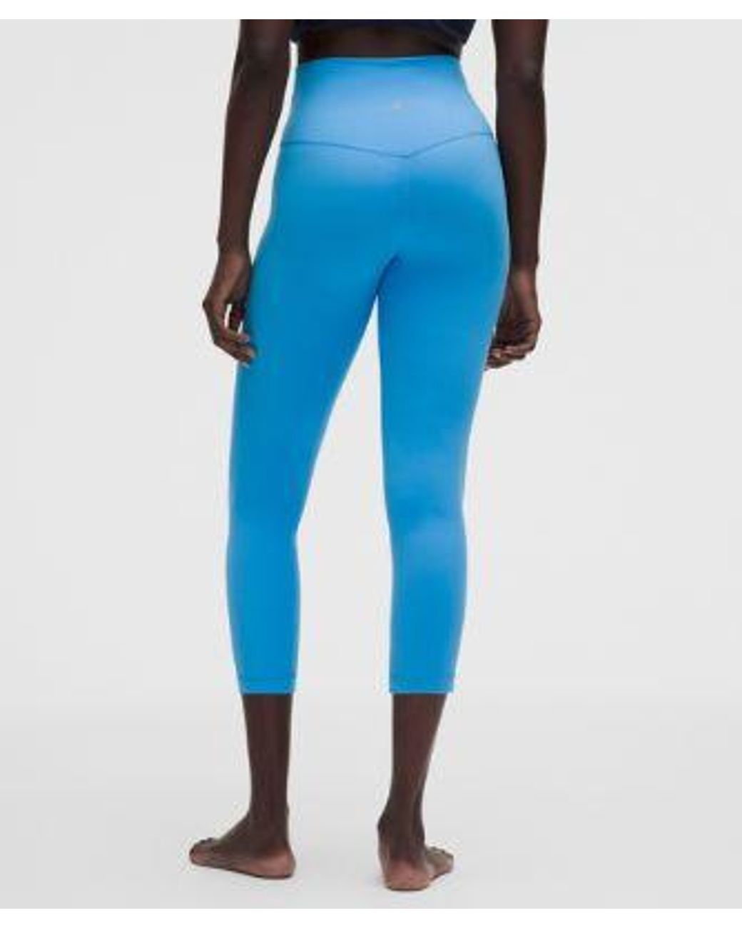 lululemon athletica Blue Align High-Rise Crop 21"