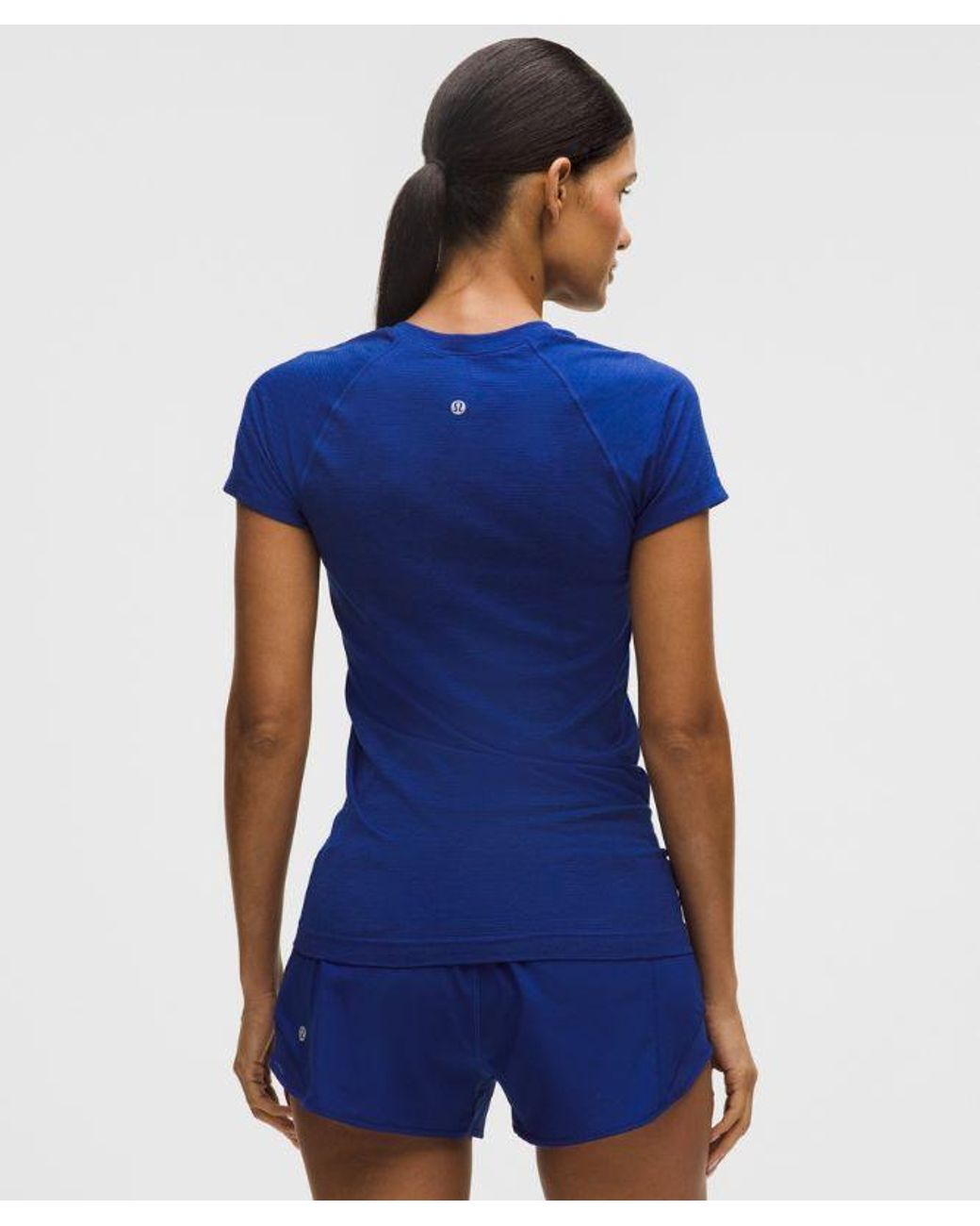 lululemon athletica Blue – Swiftly Tech Short-Sleeve Shirt 2.0 Hip Length – – Size 8
