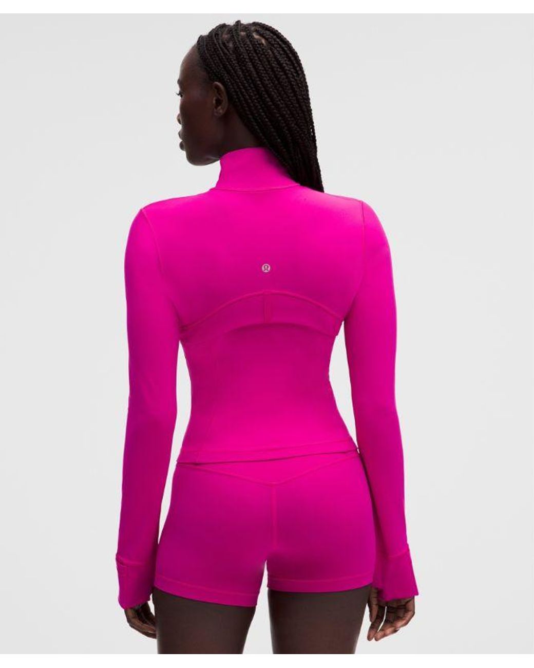 lululemon athletica Pink Define Cropped Jacket